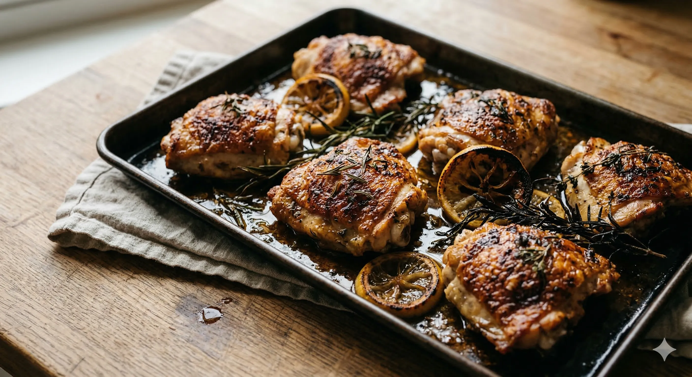 Herb-Roasted Chicken Thighs